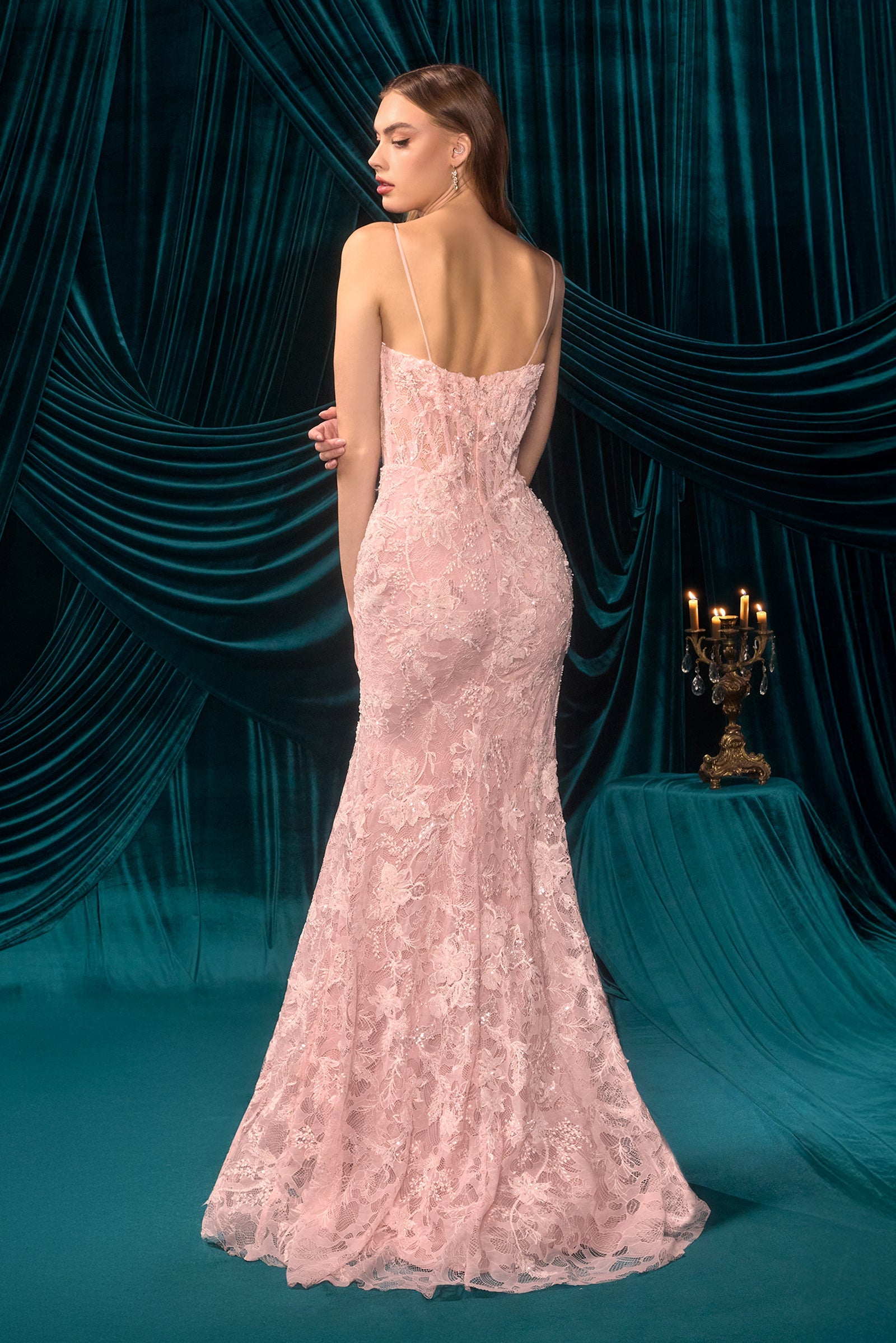 A1499 - Lili Lace Mermaid Gown - Andrea & Leo