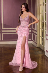 Candice Gown - Crystal Embellished Dress