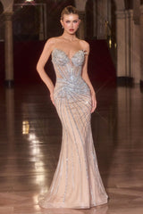 Ursula Gown - Mermaid Dress With Illusion Bodice