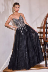 Jolia Gown - A-Line Corset Tulle Dress