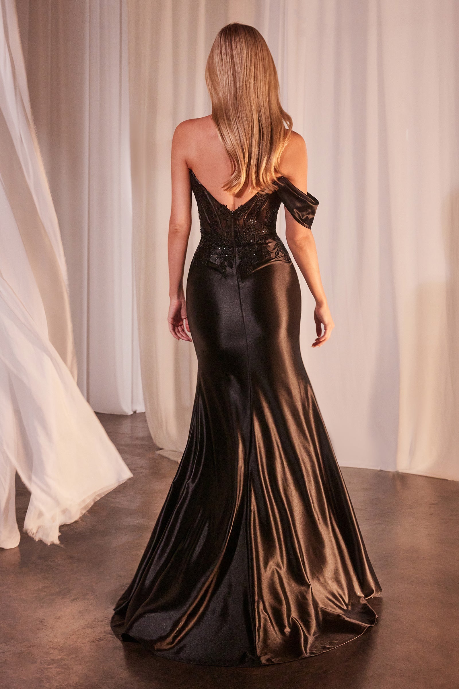 Phoebe Gown - One Shoulder Fit & Flare Gown