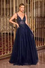 Dana Gown - Glittery A-Line Dress