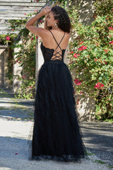 Dahlia Gown - Black - Tulle & Lace Dress