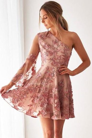 Davina Dress - Embroidery Rose