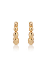Bubble Huggie Hoop Earrings
