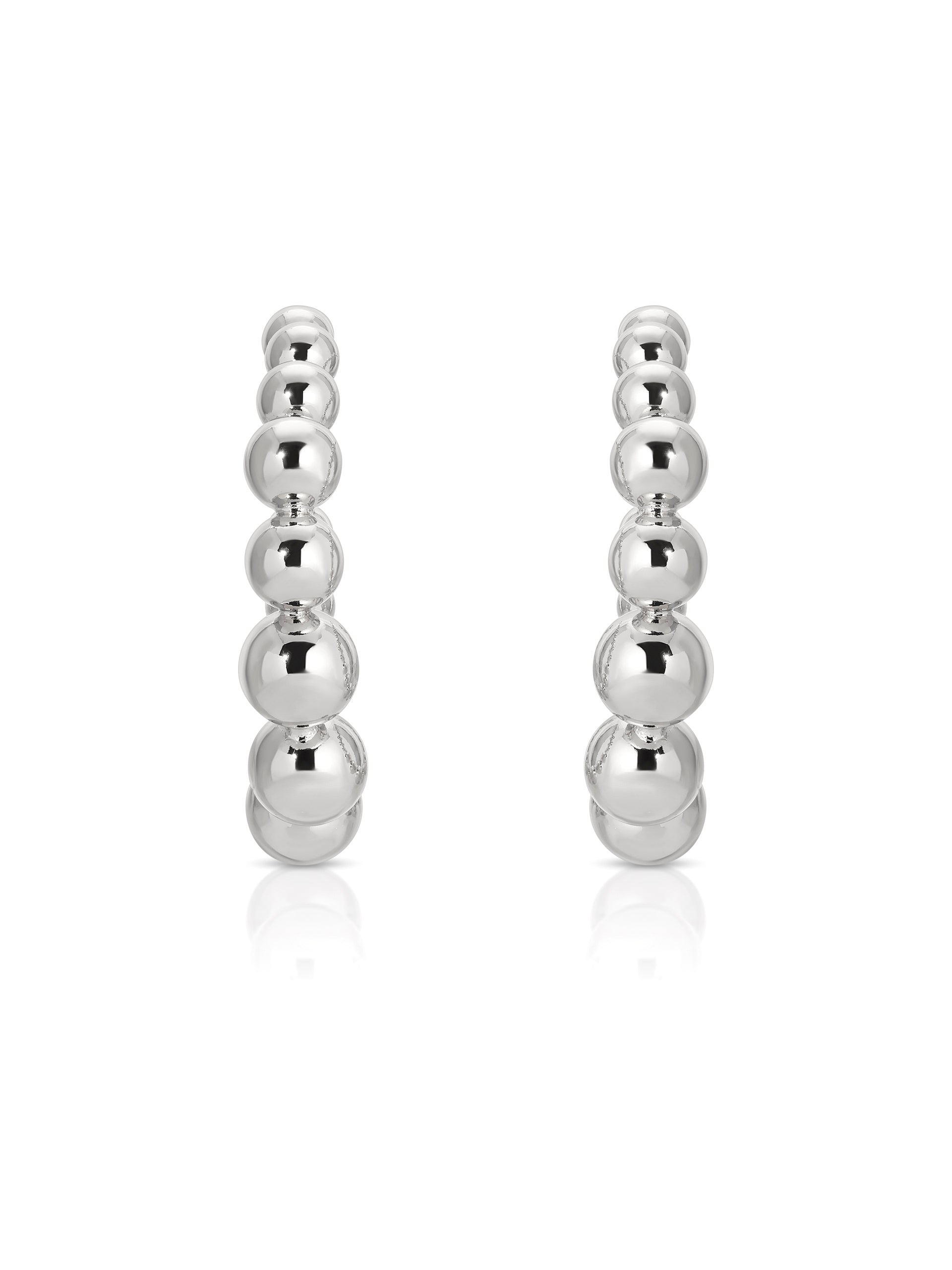 Bubble Ball Hoop Earrings