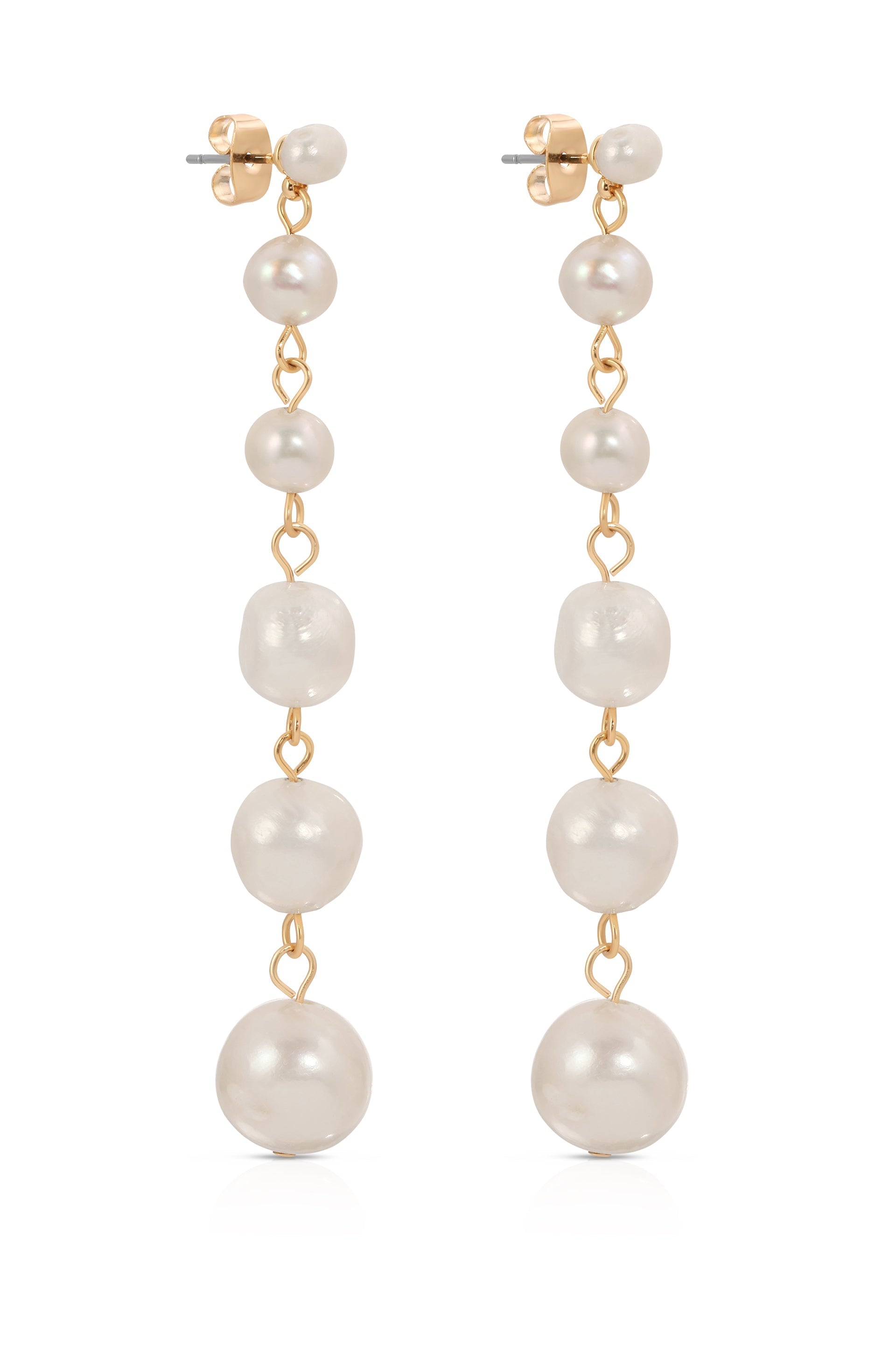 Graduating Freshwater Pearl Earrings