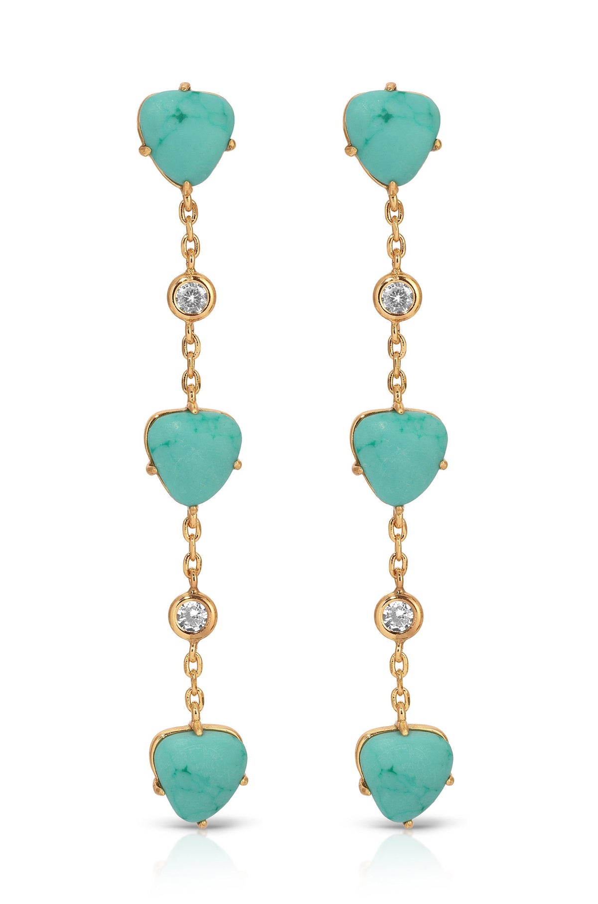 Turquoise Solstice Dangle Earrings