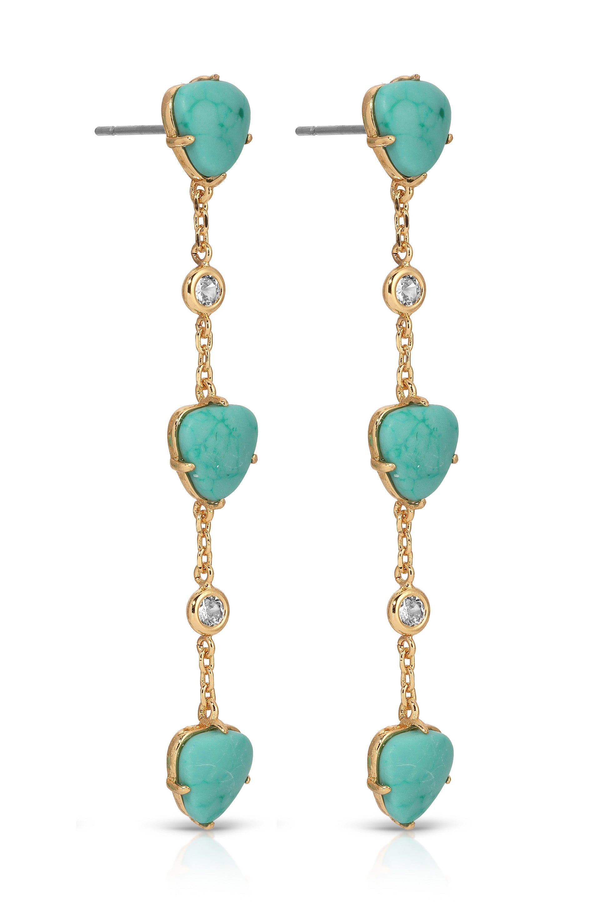 Turquoise Solstice Dangle Earrings