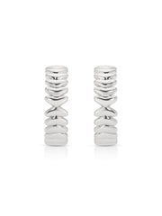 Medium Metal Moderna Hoops