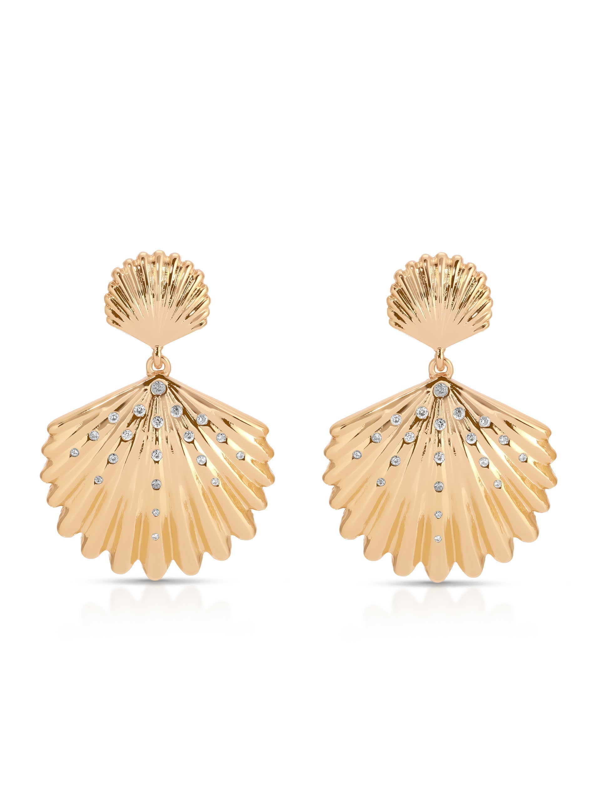 Sun-drenched Shell Earrings