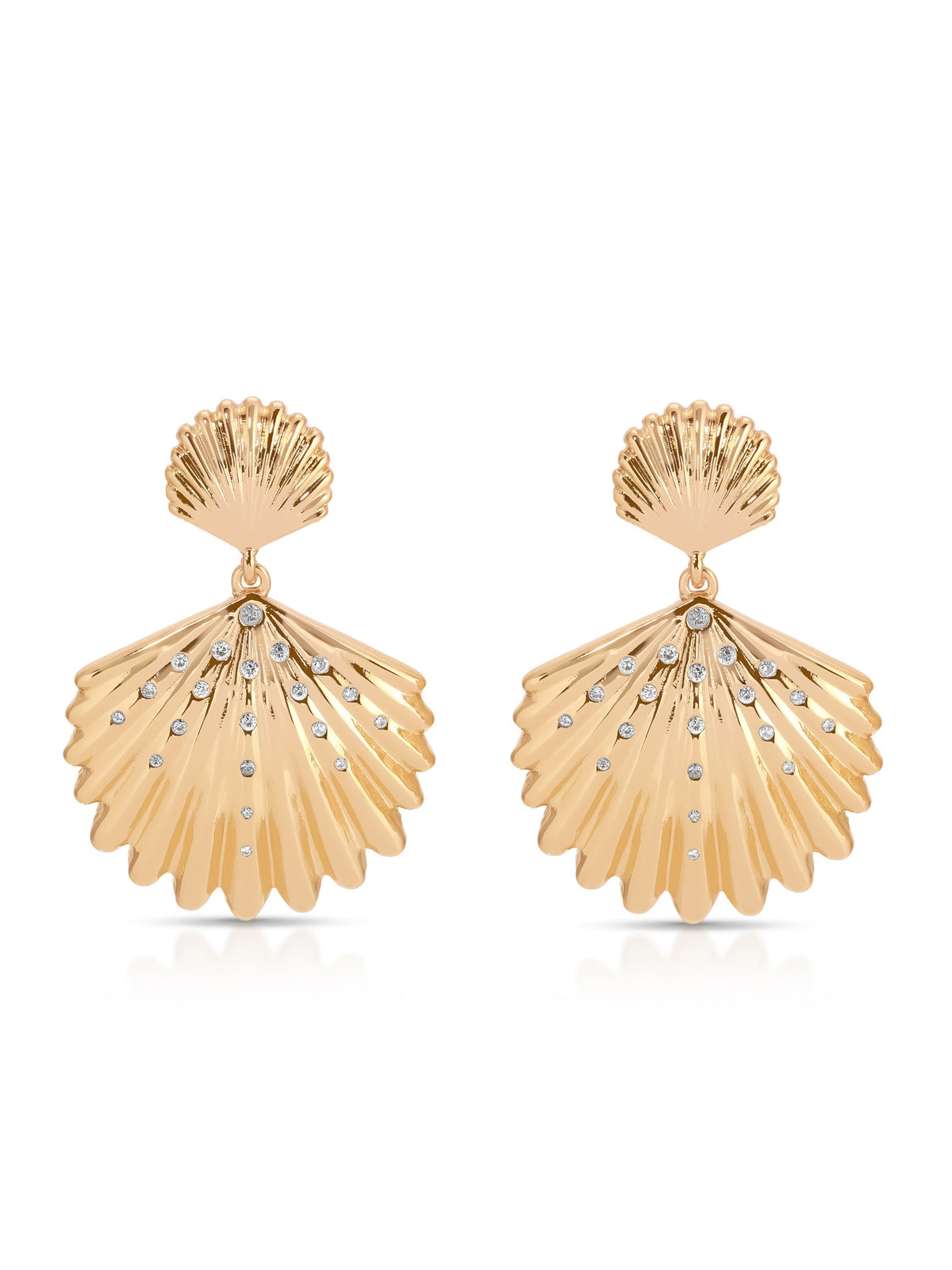 Sun-drenched Shell Earrings