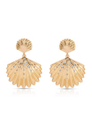 Sun-drenched Shell Earrings