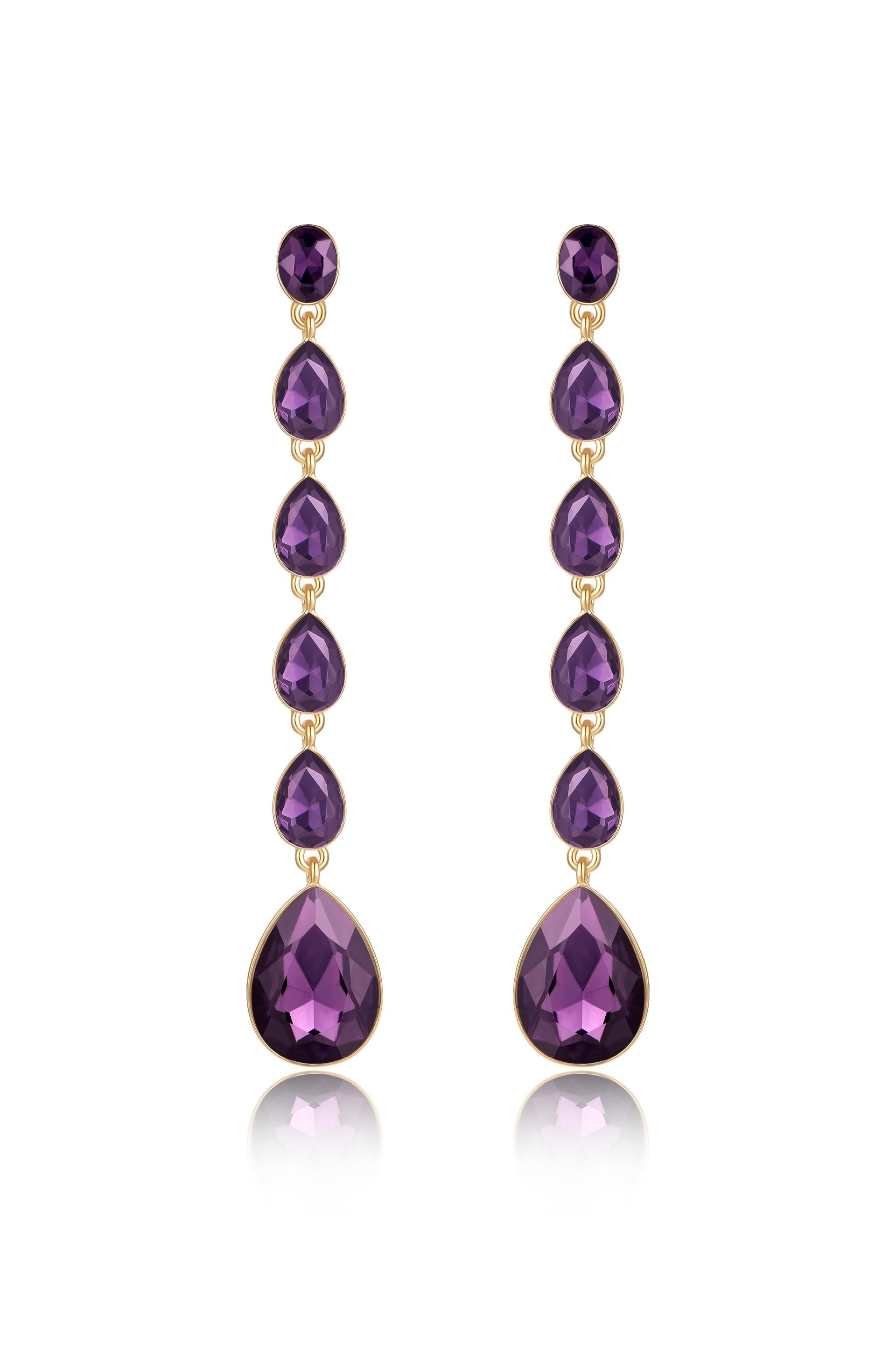 Crystallized Drop Earrings