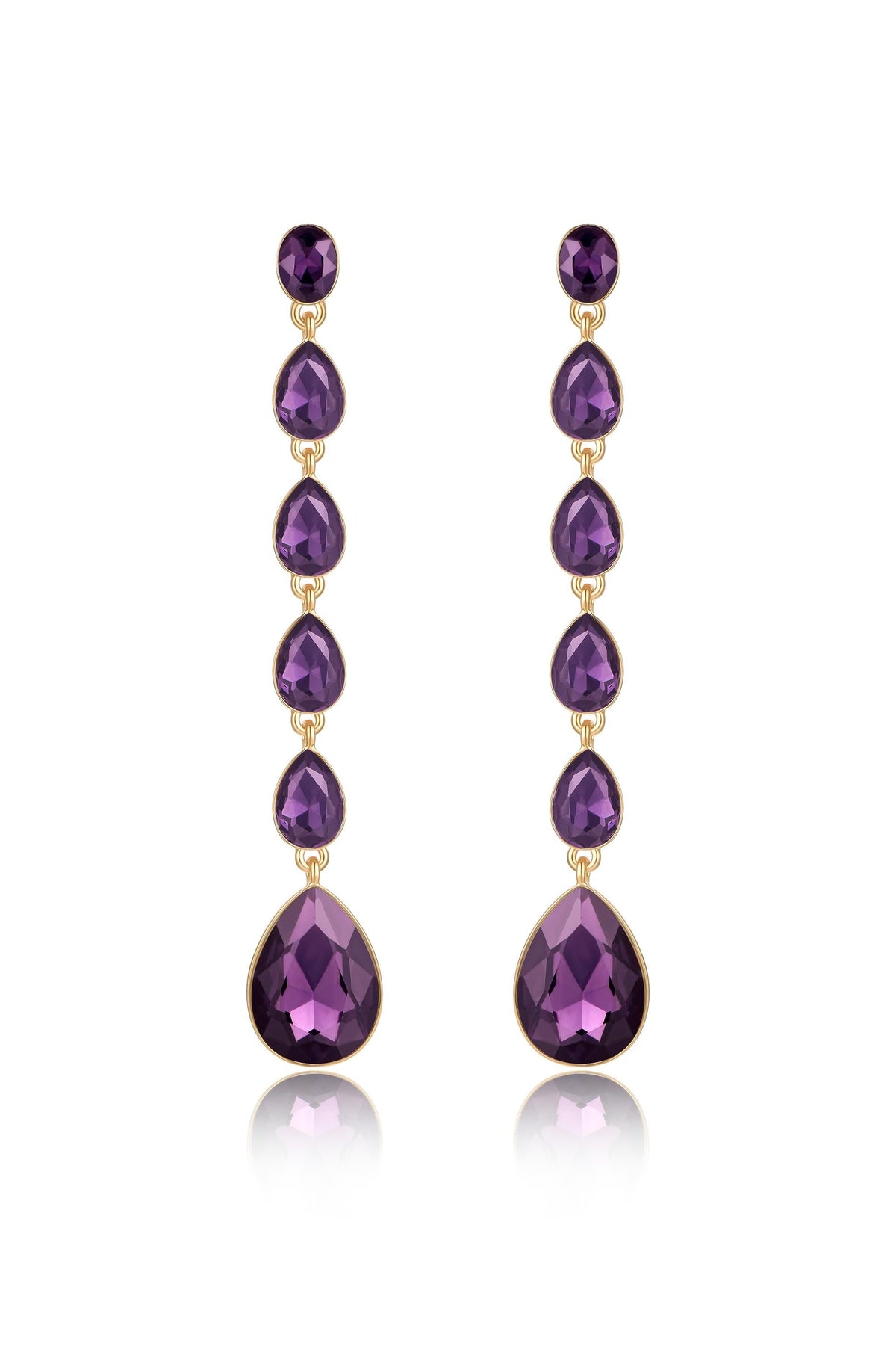 Crystallized Drop Earrings