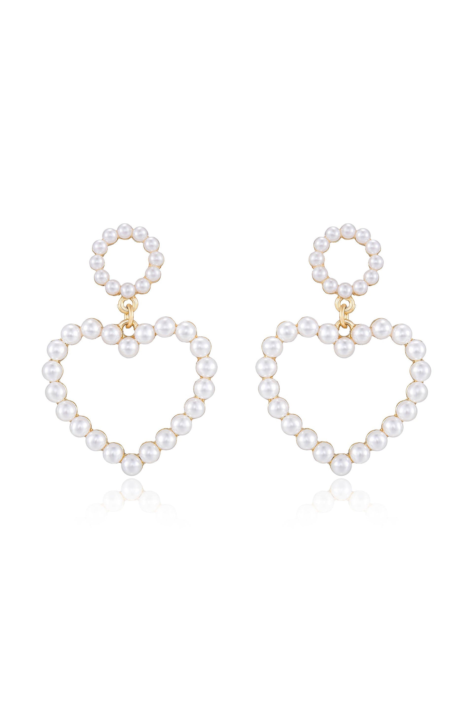 Loving Pearl Heart & Earrings