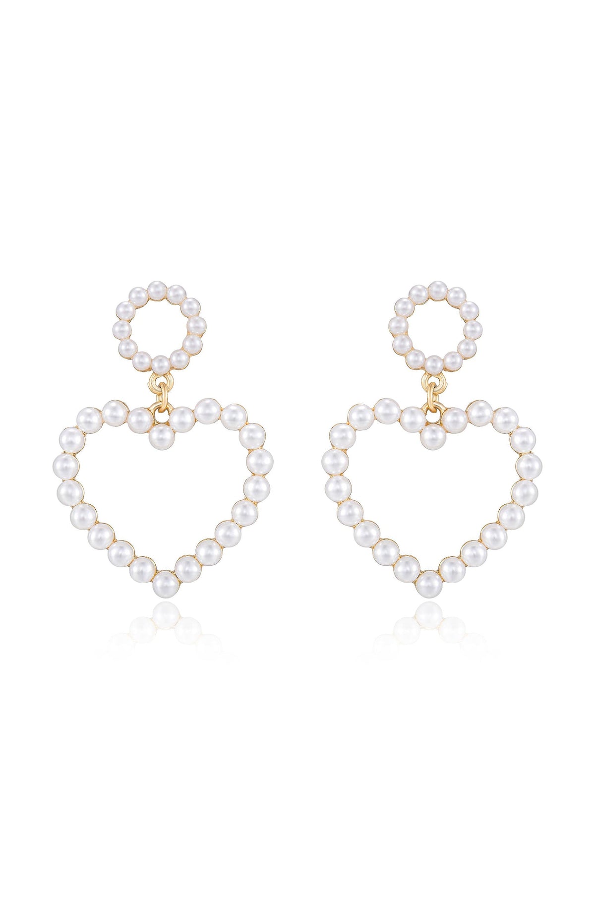Loving Pearl Heart & Earrings