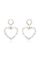 Loving Pearl Heart & Earrings