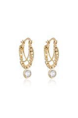 Boho Golden Hoop Earrings