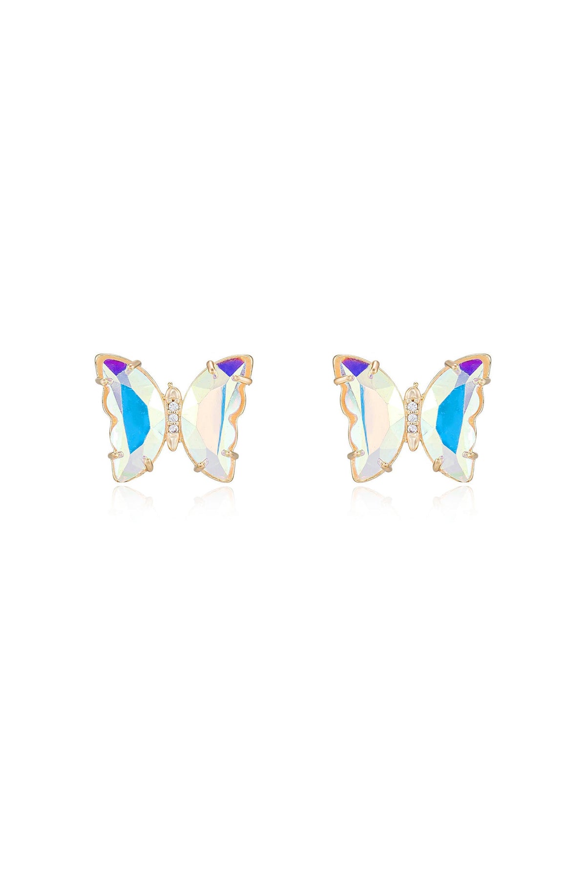 Flutter Away Crystal Earrings