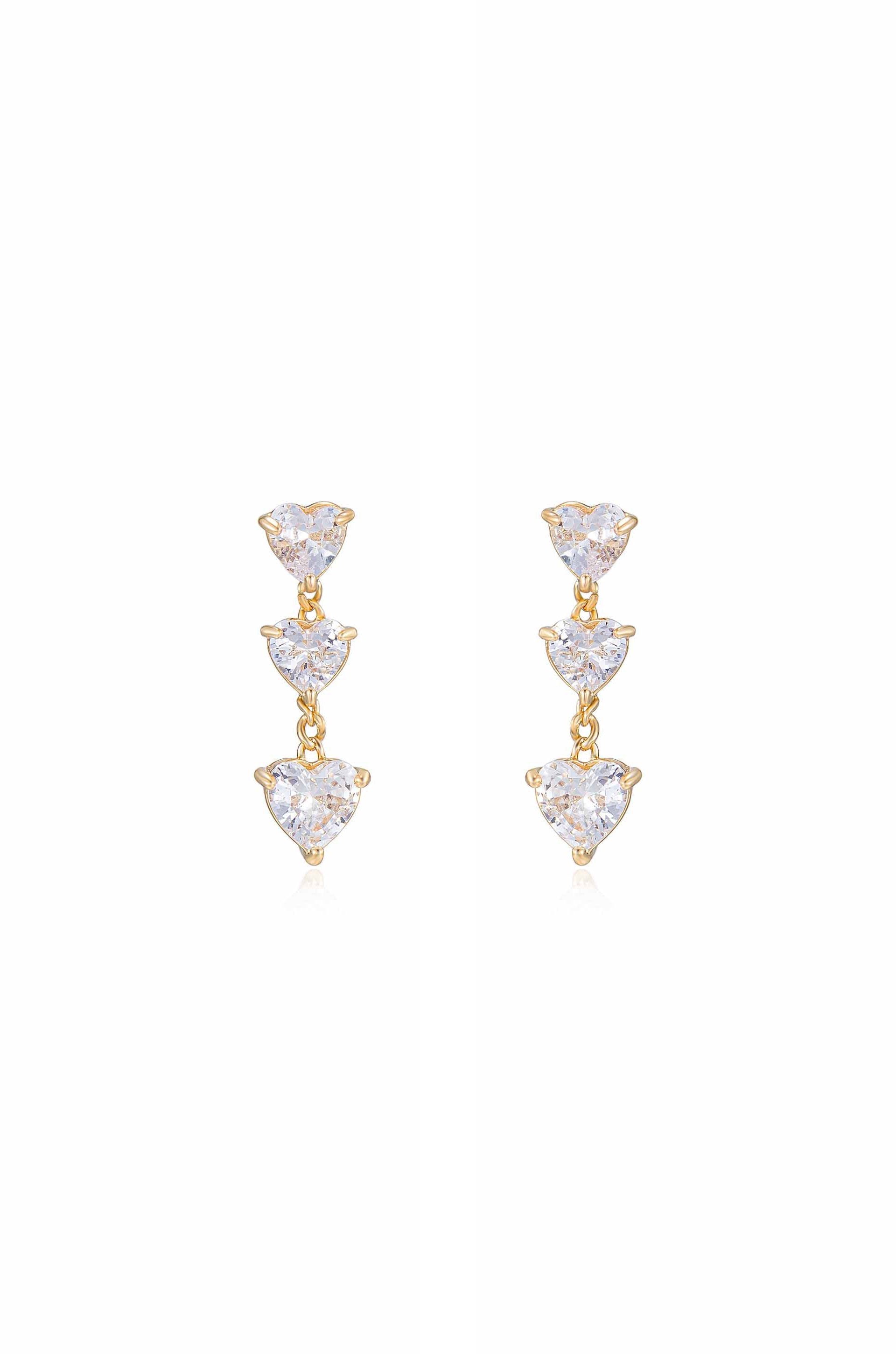Queen of Hearts Crystal Earrings