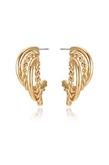 Twists and Turns Hoop Earrings