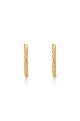Spun Strands Hoop Earrings