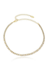 Dainty Crystal Strands Choker
