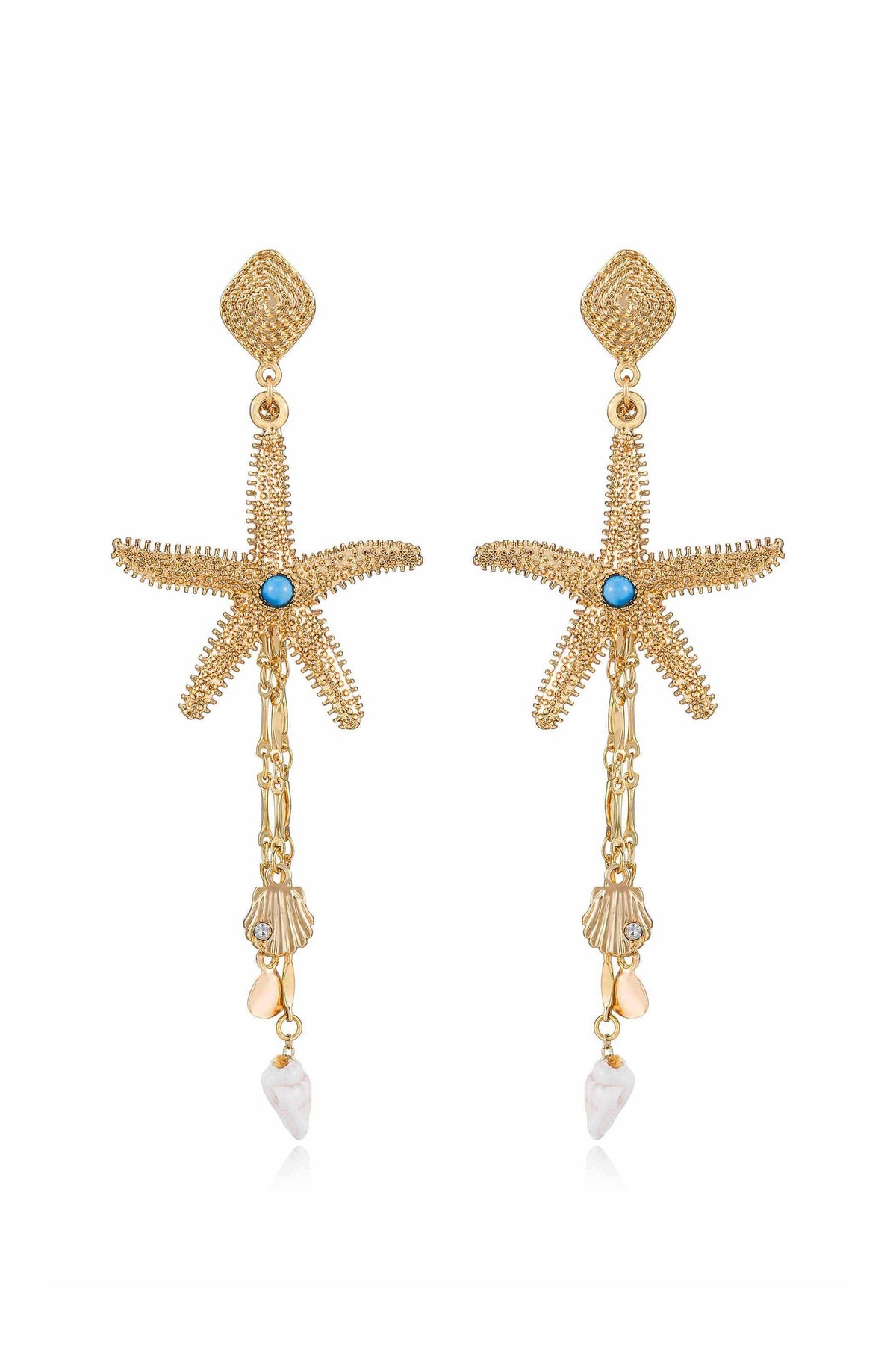Starfish Seeker Drop Earrings