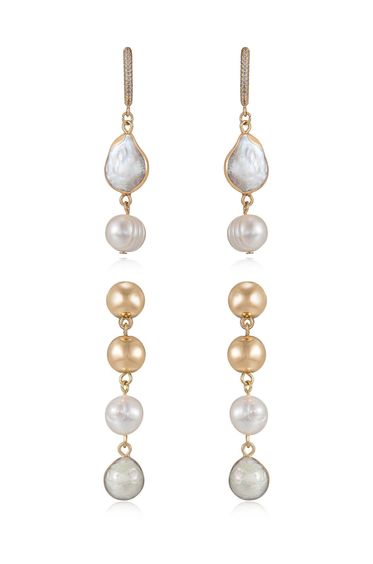 Duchess Pearl and Dangle Earrings