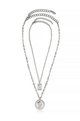 Medallions of Mine Layered Coin Necklace Set