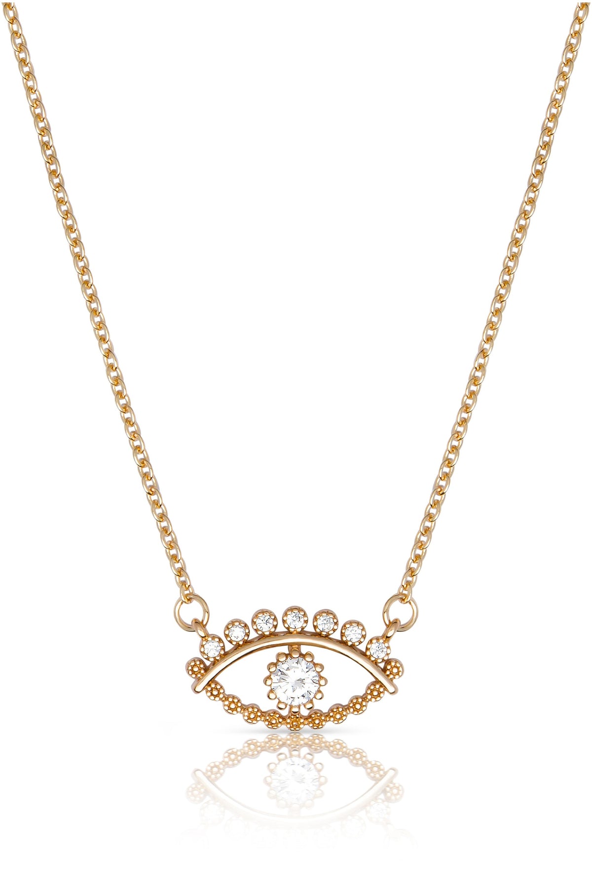 All Knowing Eye Crystal Necklace