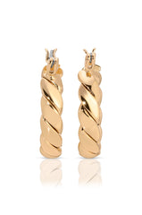 Textured Mini Hoops Earrings