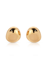 Polished Pebble Stud Earrings