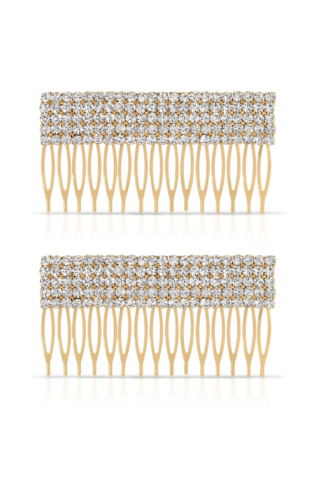 Dynasty Hair Comb Set in Crystal