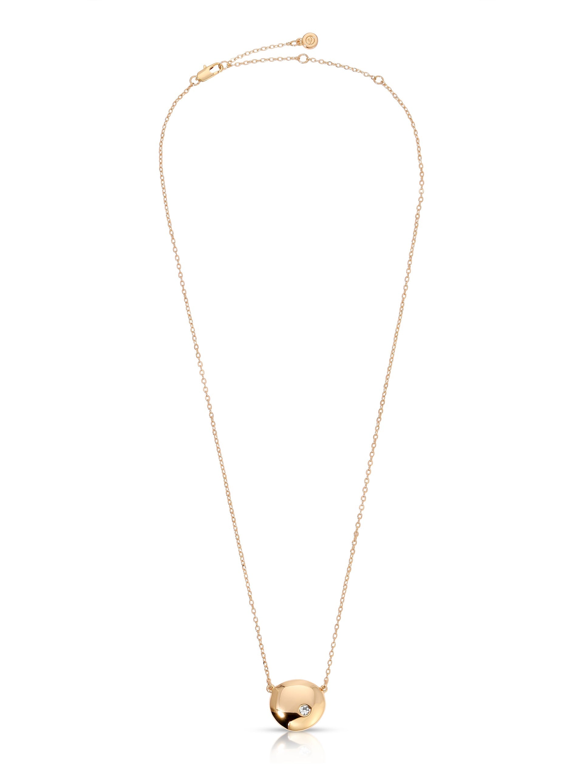 Polished Pebble Pendant Necklace