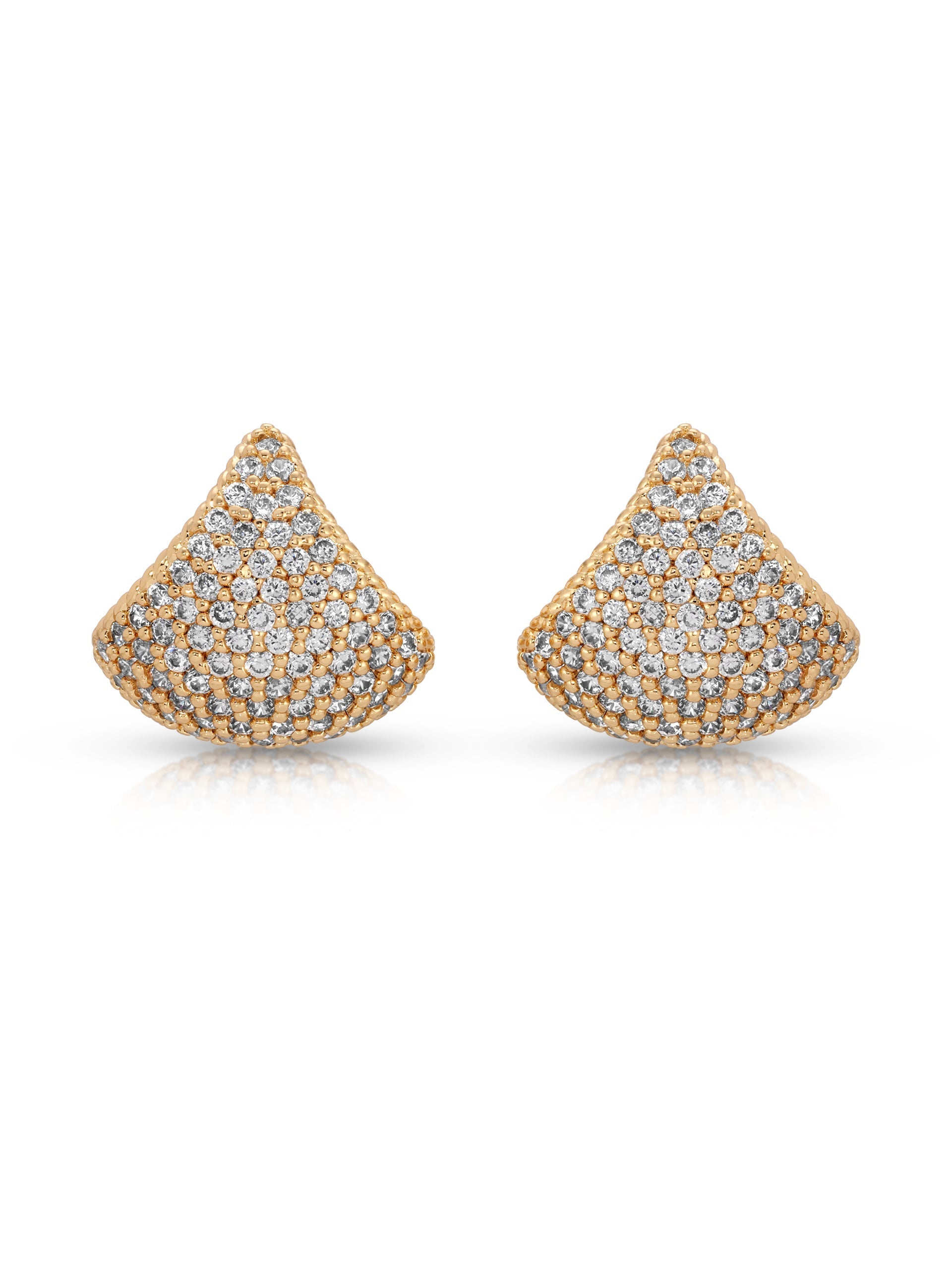 Pavé Encrusted Huggie Hoops