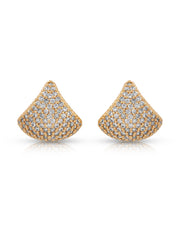 Pavé Encrusted Huggie Hoops