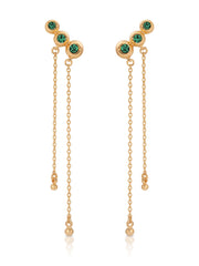 Emerald City Waterfall Earrings