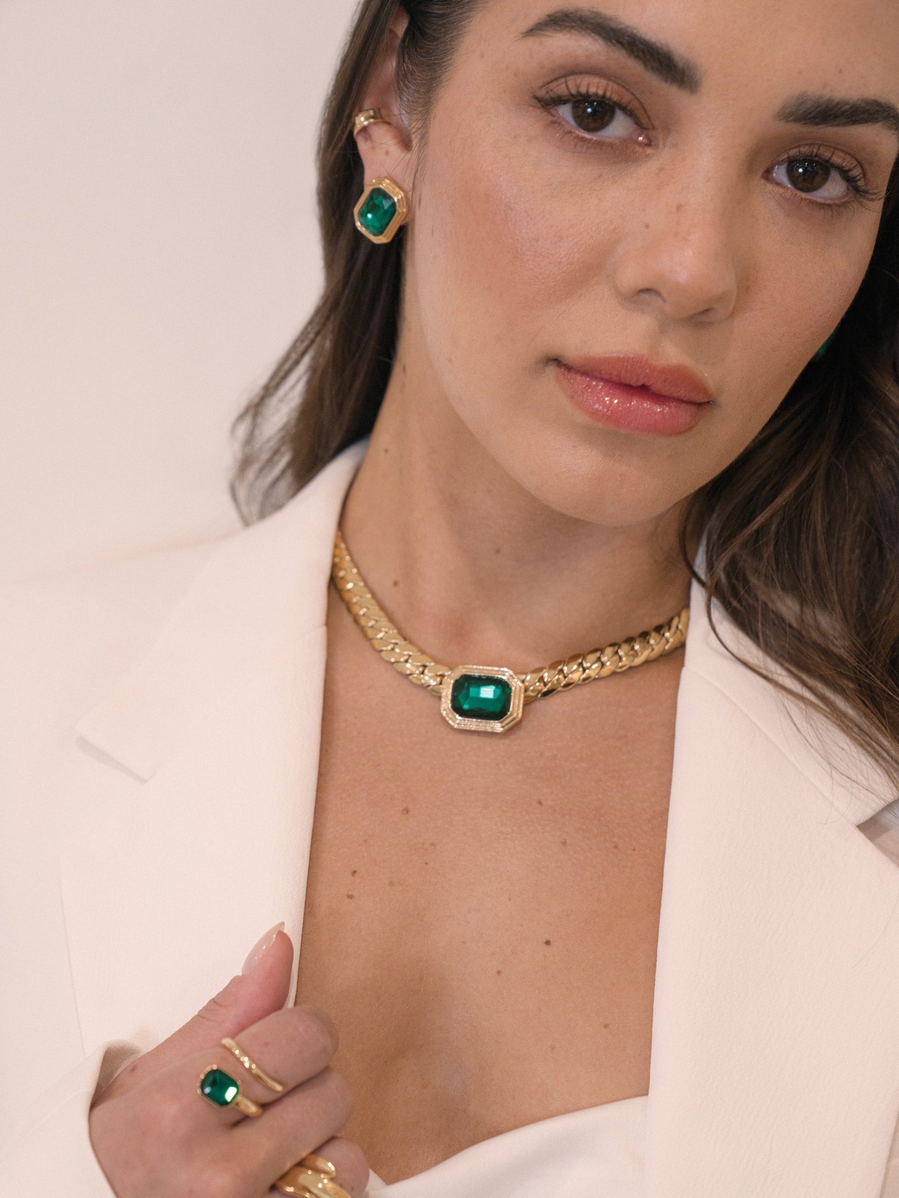 Deco Crystal Necklace