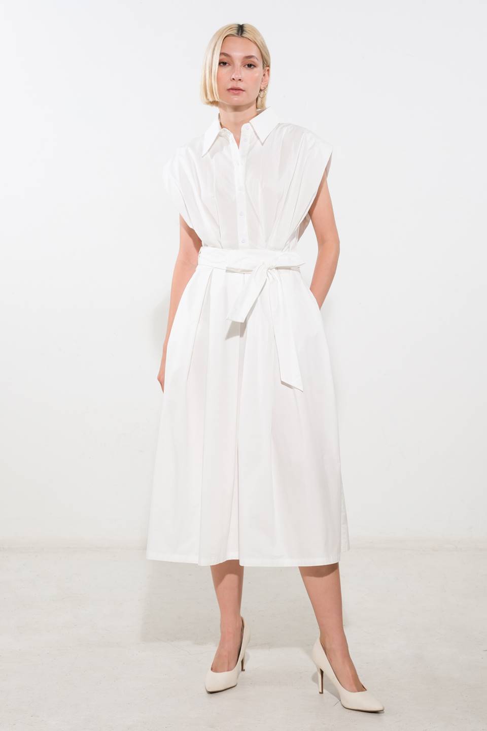 DEEPER CONNECTION DROP SHOULDER DRESS - FINAL SALE