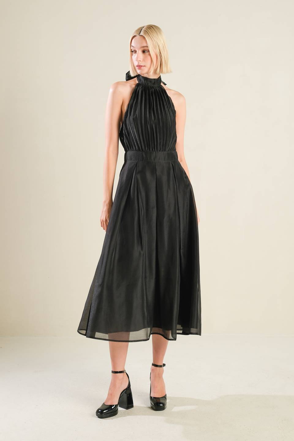INVITATION TO LOVE WOVEN MIDI DRESS - FINAL SALE