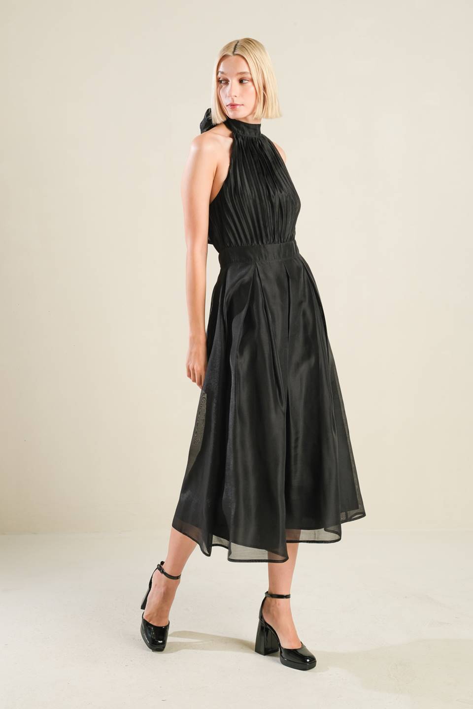 INVITATION TO LOVE WOVEN MIDI DRESS - FINAL SALE