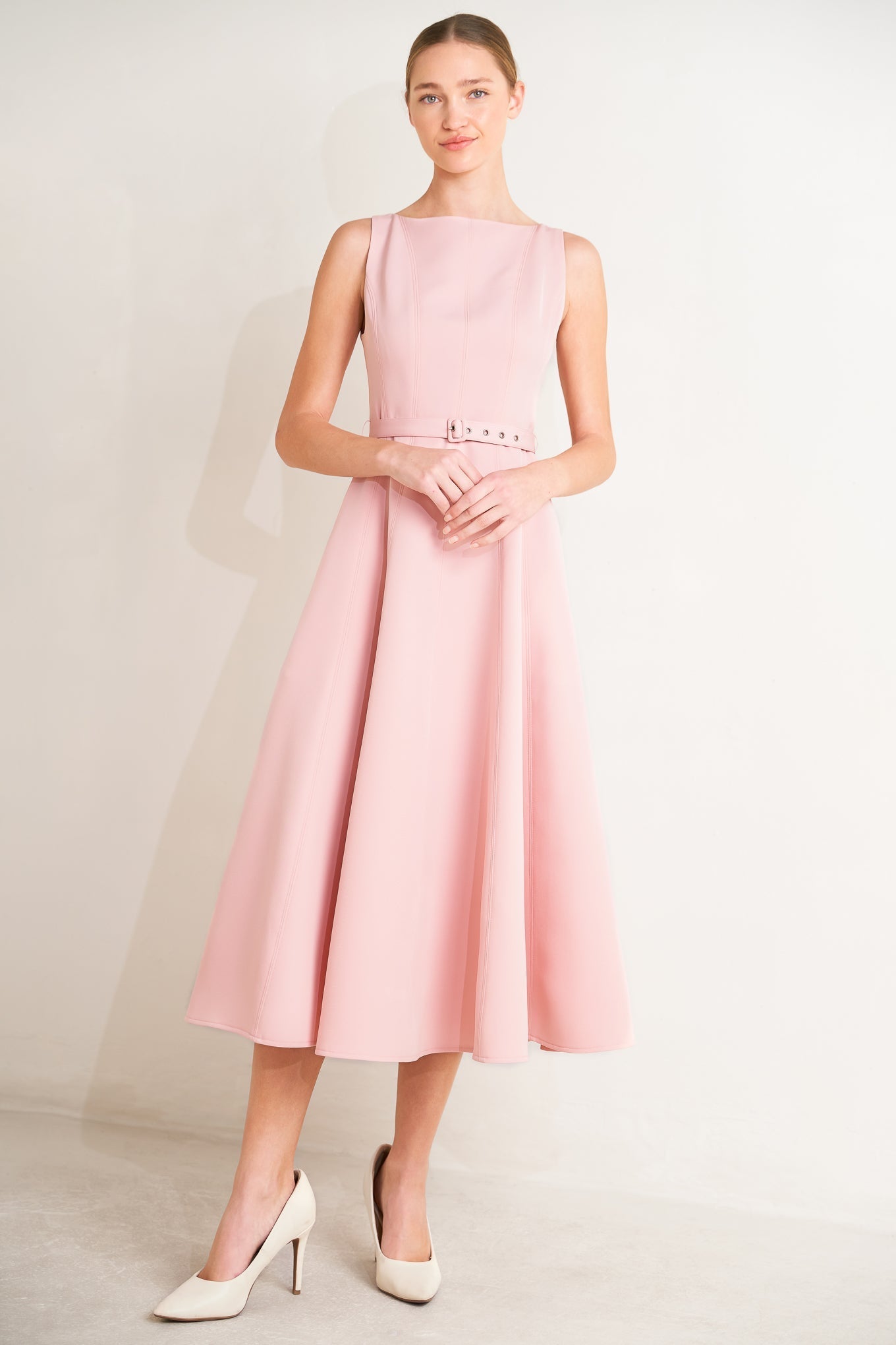 LIVING THE DREAM PINK MIDI DRESS - FINAL SALE