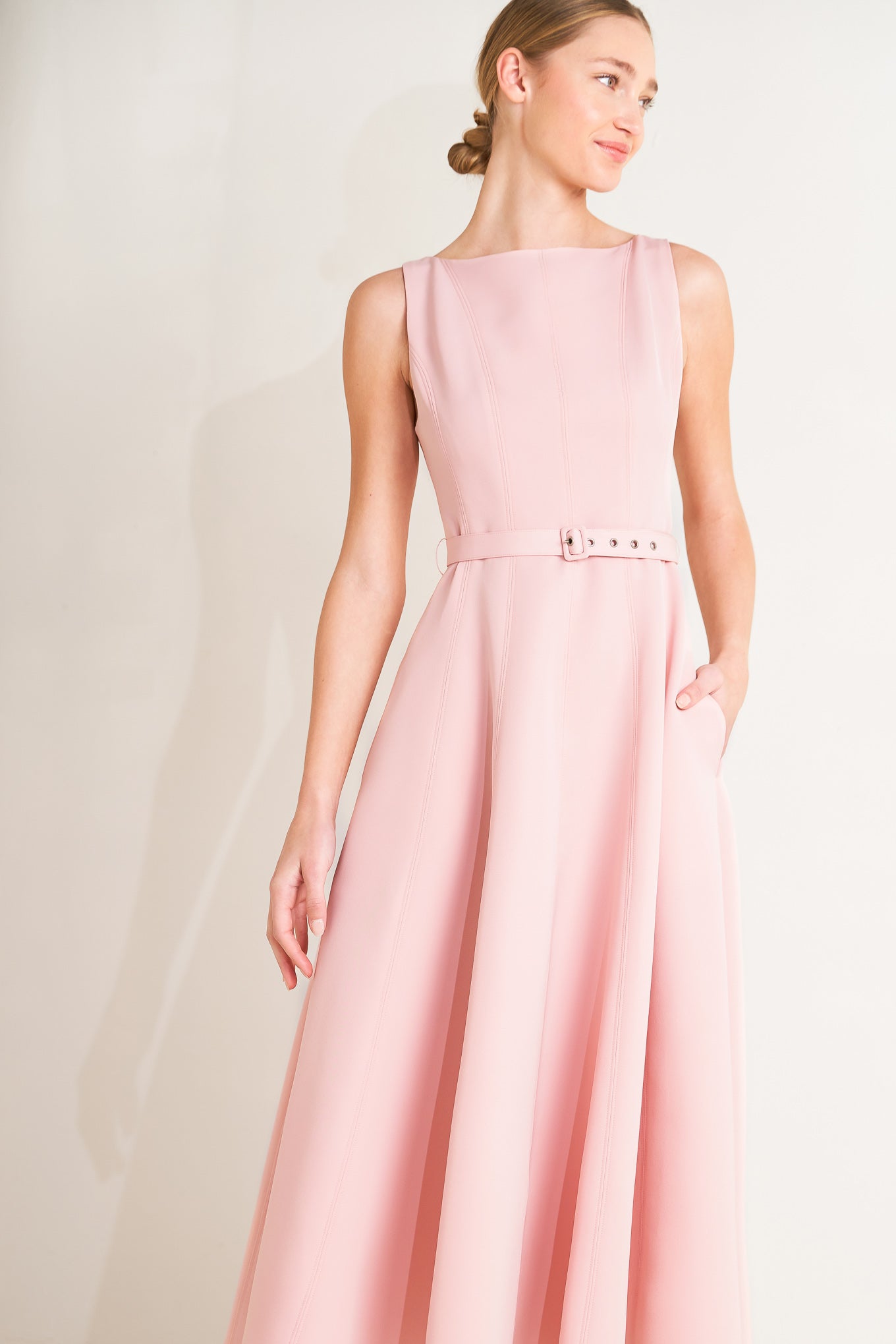 LIVING THE DREAM PINK MIDI DRESS - FINAL SALE