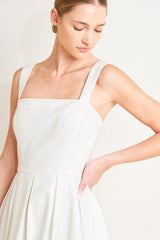 SERENE CHARM OFF WHITE MIDI DRESS - FINAL SALE