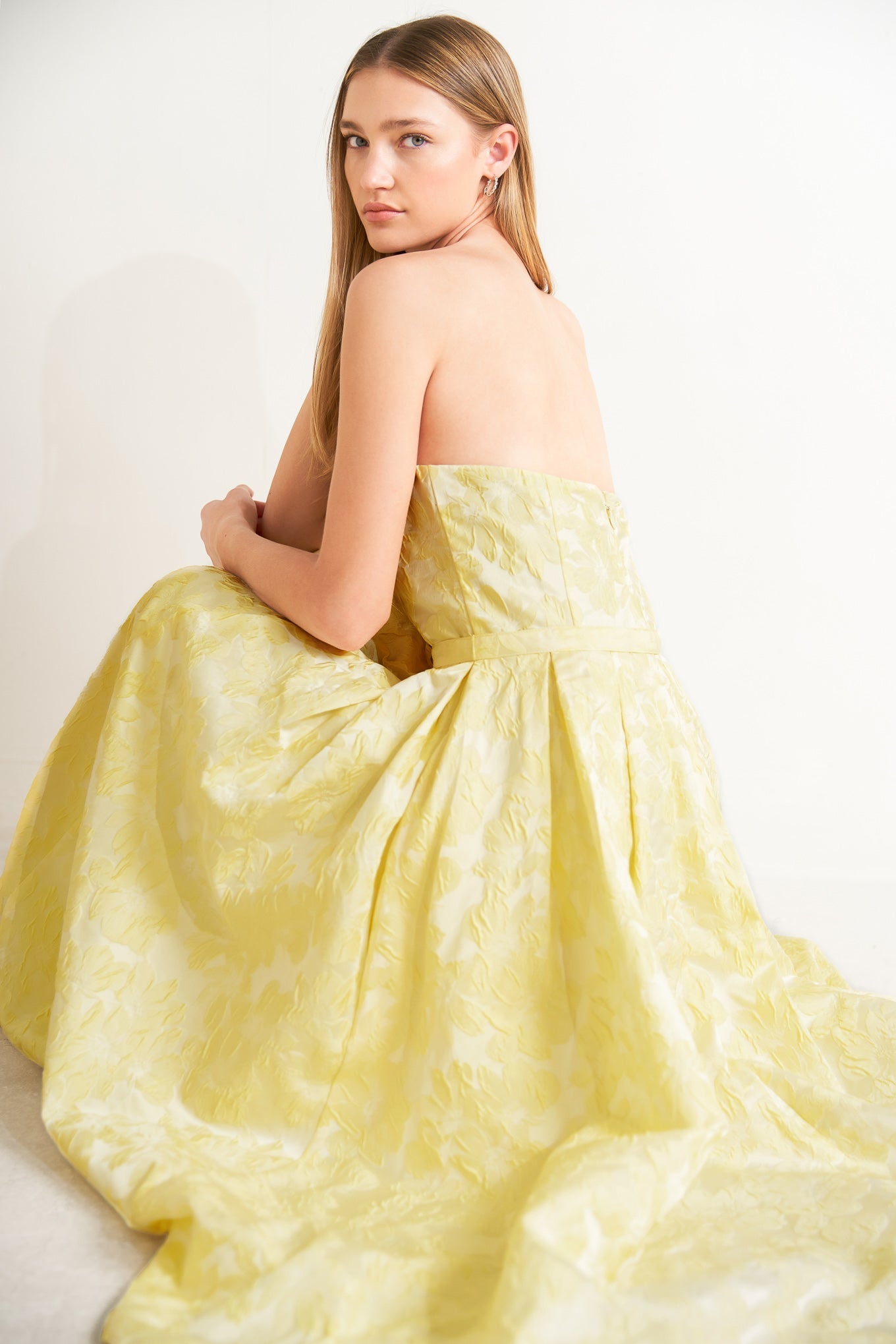 BUTTERCUP BLOOM LEMON YELLOW MIDI DRESS- FINAL SALE
