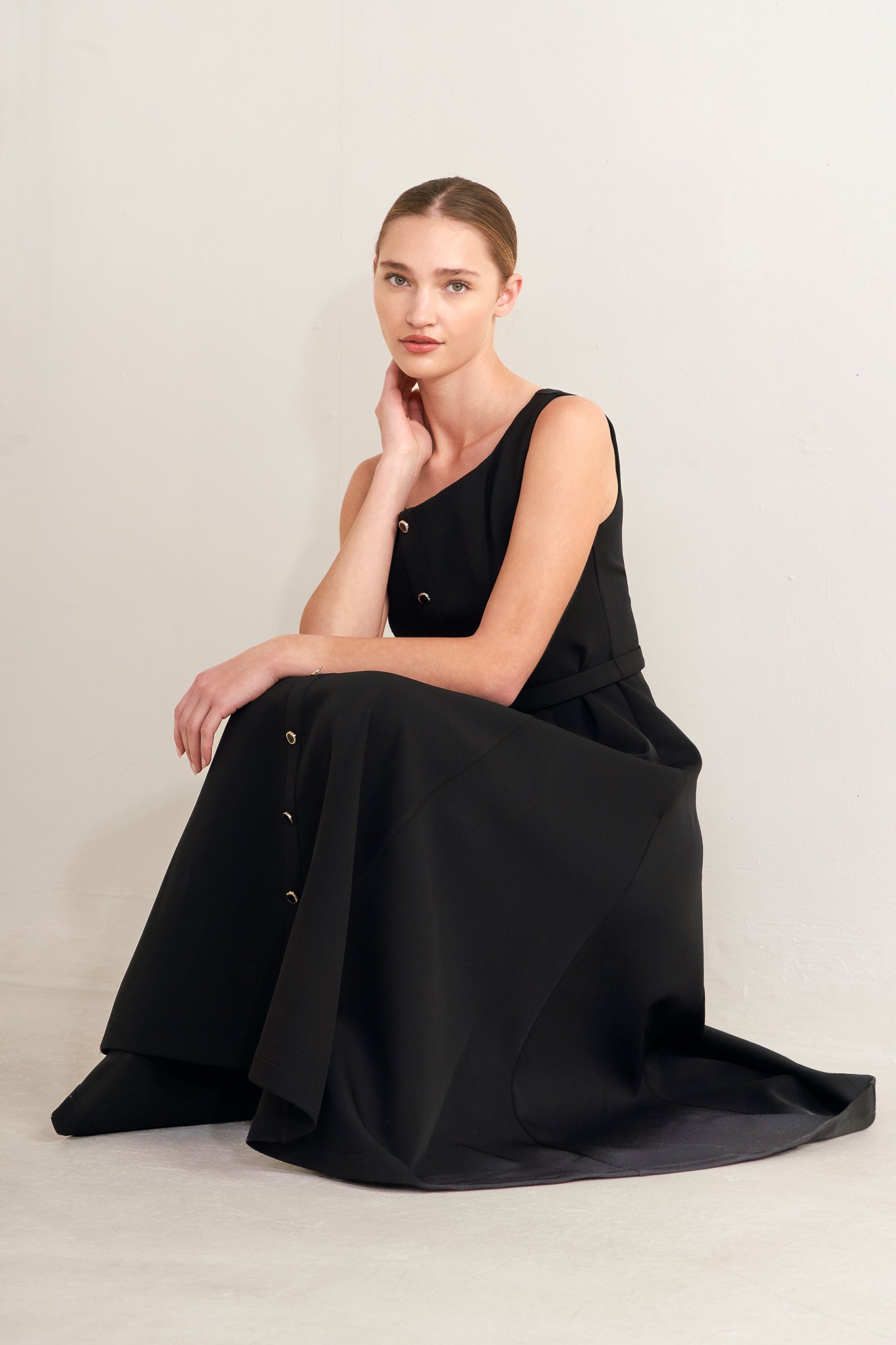 PARIS AFTER DARK MIDI DRESS - FINAL SALE