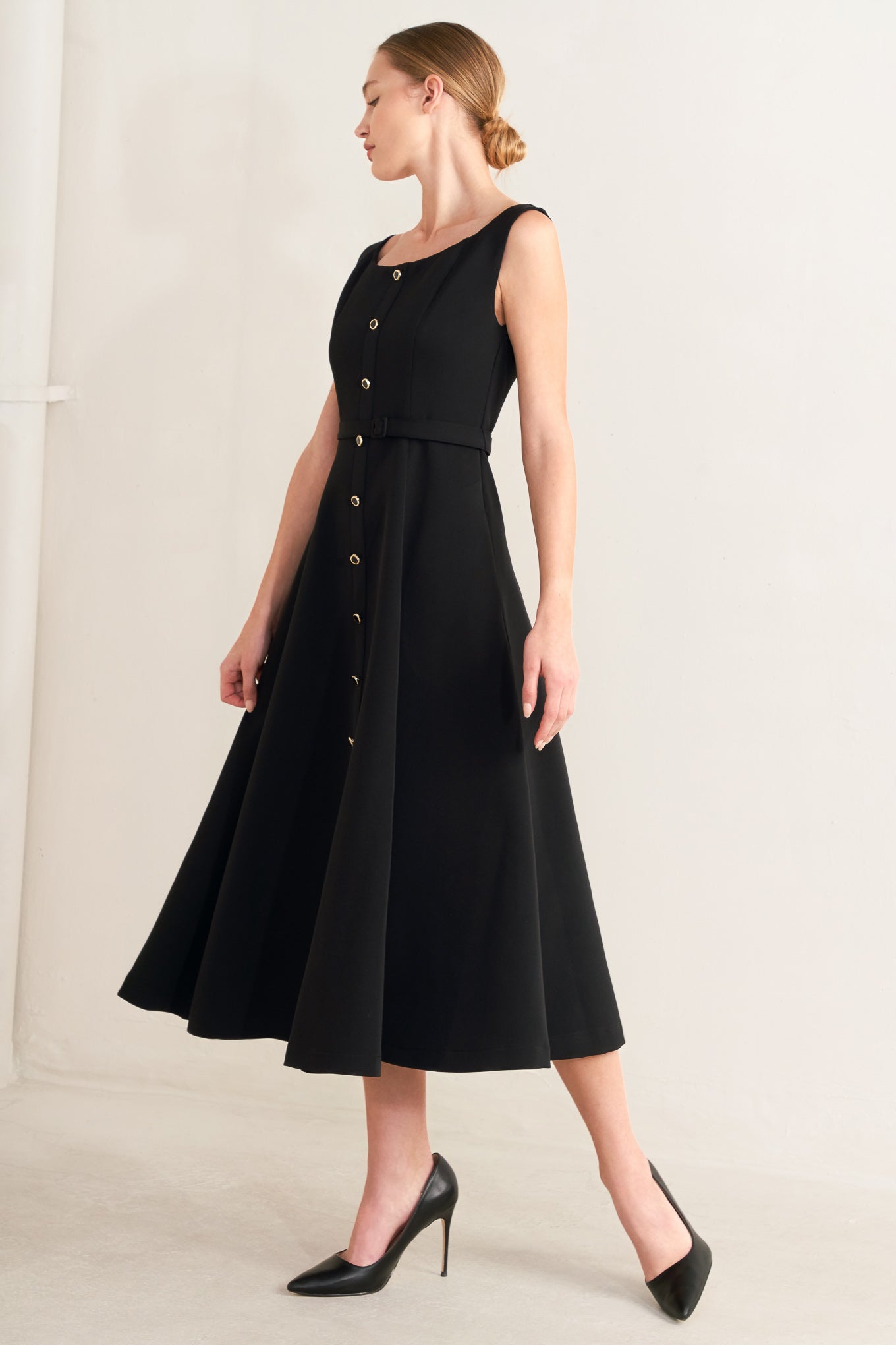 PARIS AFTER DARK MIDI DRESS - FINAL SALE