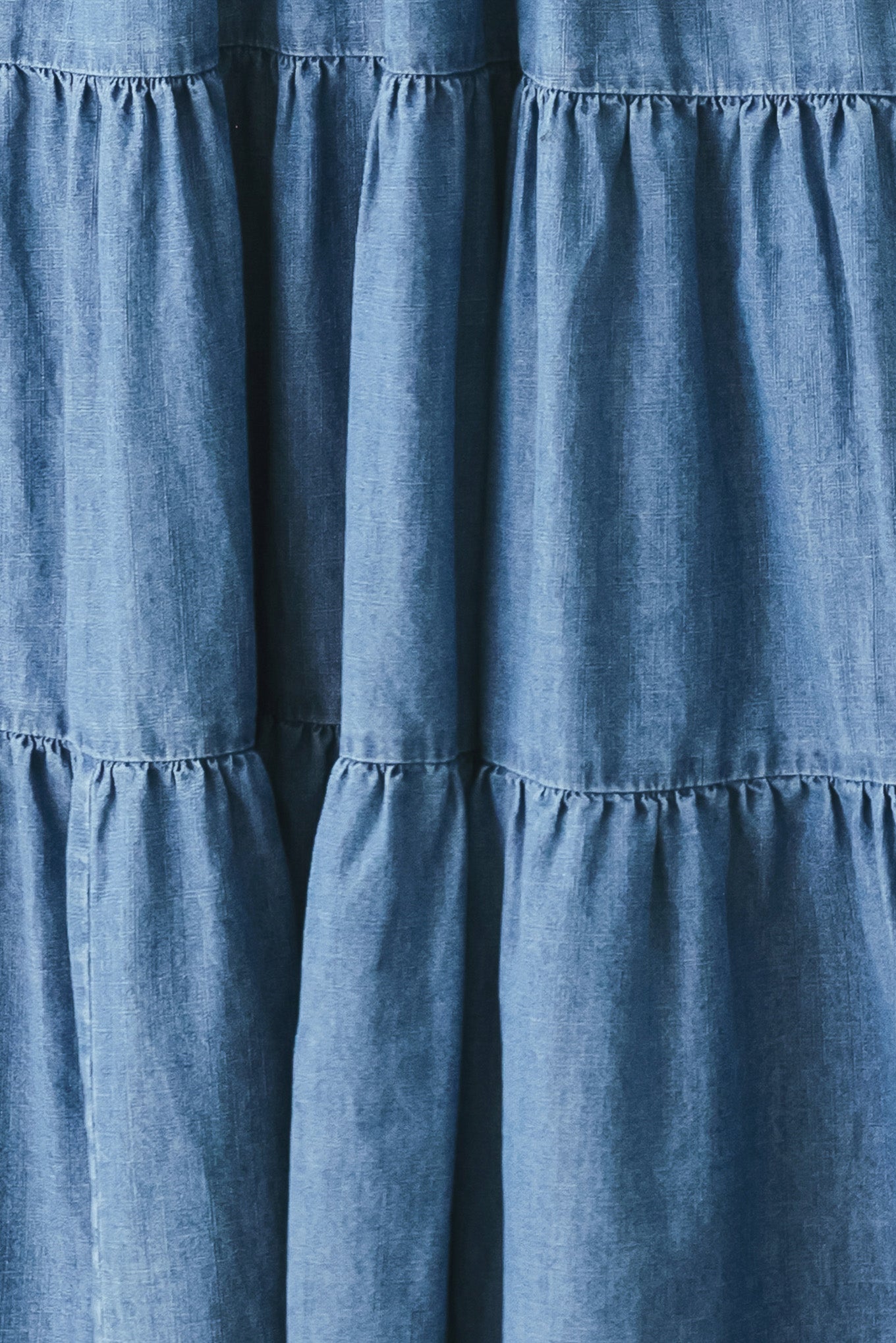 OCEAN SKY DENIM MAXI DRESS